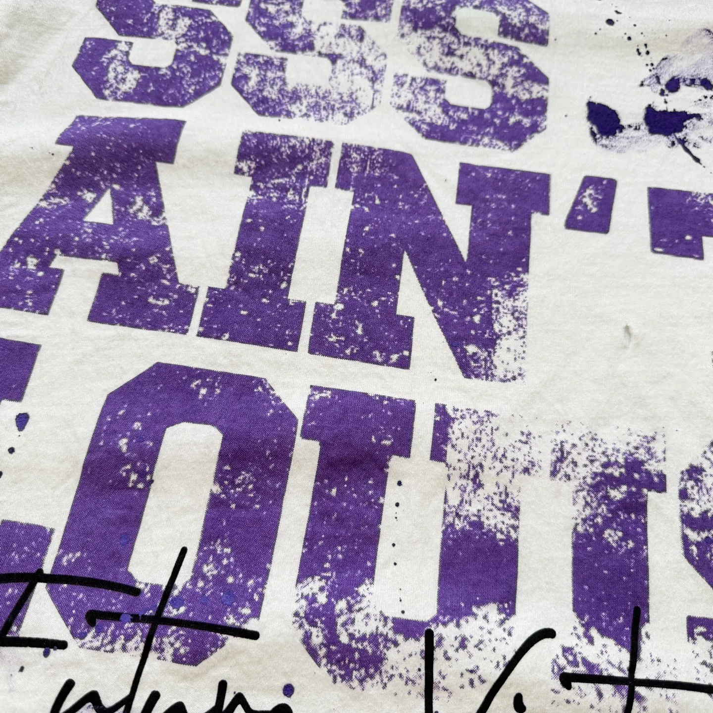 P138 #【Two Colors】CVT-16 Saint Street Dirty street graffiti style waistcoat, hand-painted splash ink on ready-made garments + hand-damaged in multiple positions + heavy Assute fermentation mill spray-on horse wash process, full of retro and high-end feeling. Size: M L XL
